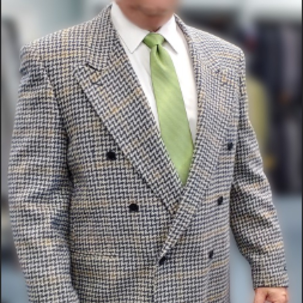 Vintage Double-Breasted Sport Coat